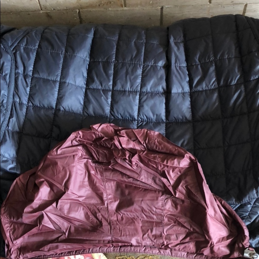 Zegna navy / red mens reversible coat large size - Picture 7 of 7